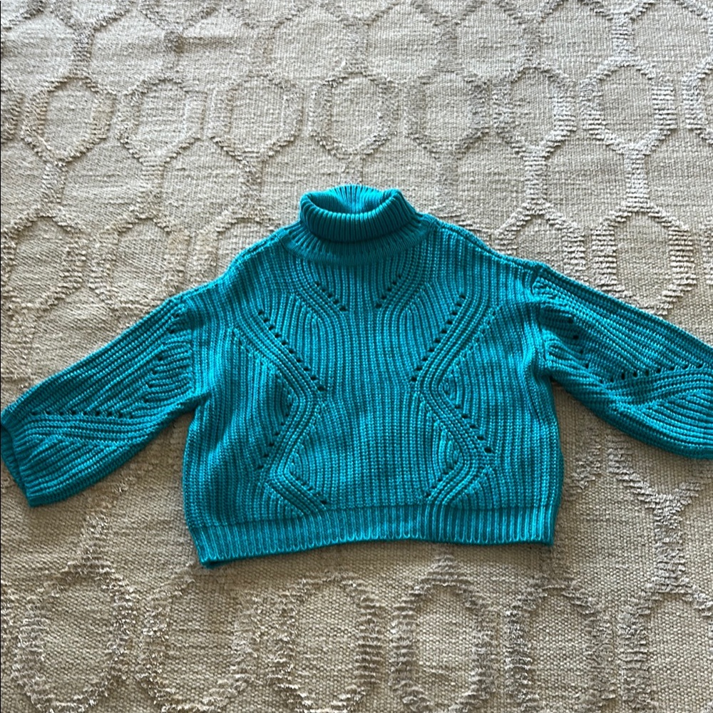 Women's Teal Sweater Armani Exchange